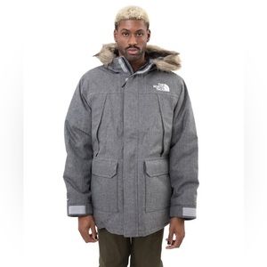 The North Face Novelty McMurdo 600 Down Parka Insulated Winter Jacket Gray XXL